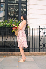 Isabella Dress - Tiger Print Jewel Red