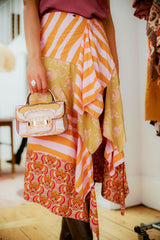 Sunny Skirt - Tiered Skirt Sunset