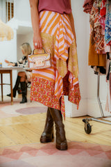 Sunny Skirt - Tiered Skirt Sunset