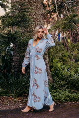 Evie Dress - Aegean Blue