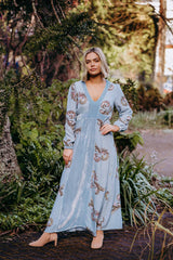 Evie Dress - Aegean Blue