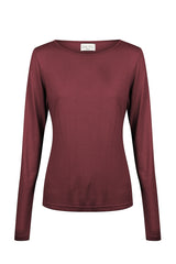Marseille Long sleeve Tee - Wine