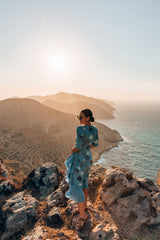 Bonny Wrap Dress - Blue Dreams