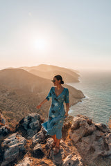 Bonny Wrap Dress - Blue Dreams