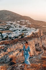 Bonny Wrap Dress - Blue Dreams