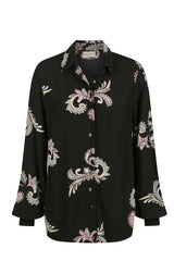 Sienna Shirt - Paisley Black