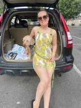 Head Over Heels Jumpsuit - Sunflower Print