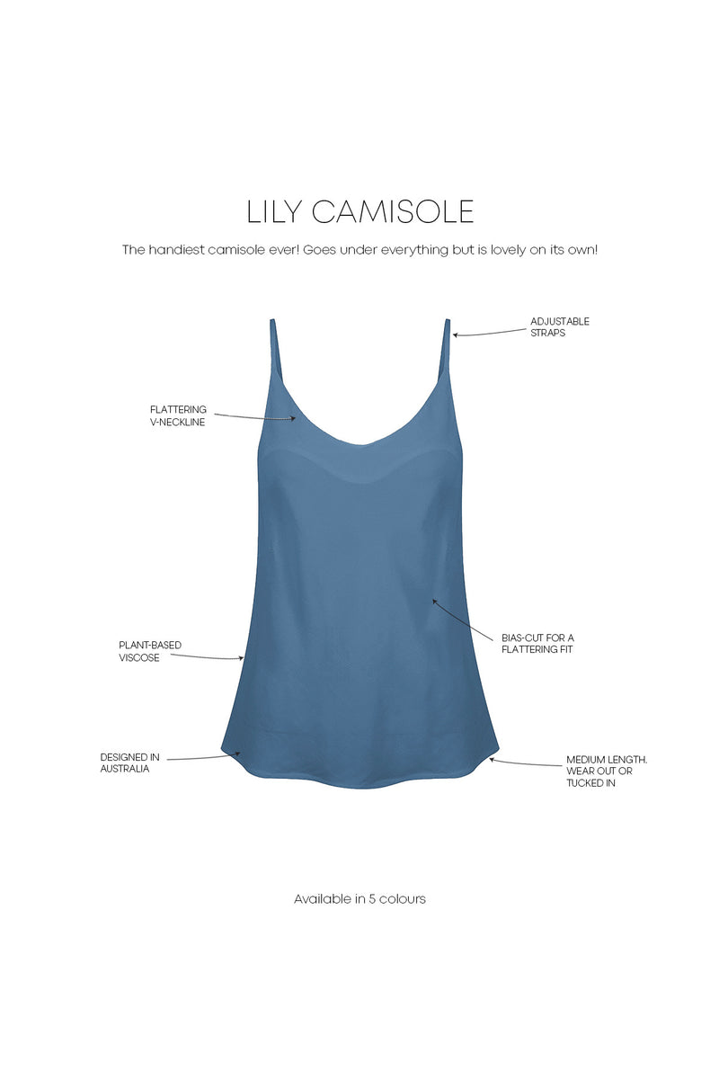 Lily Camisole - Bluestone