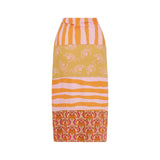Sunny Skirt - Tiered Skirt Sunset