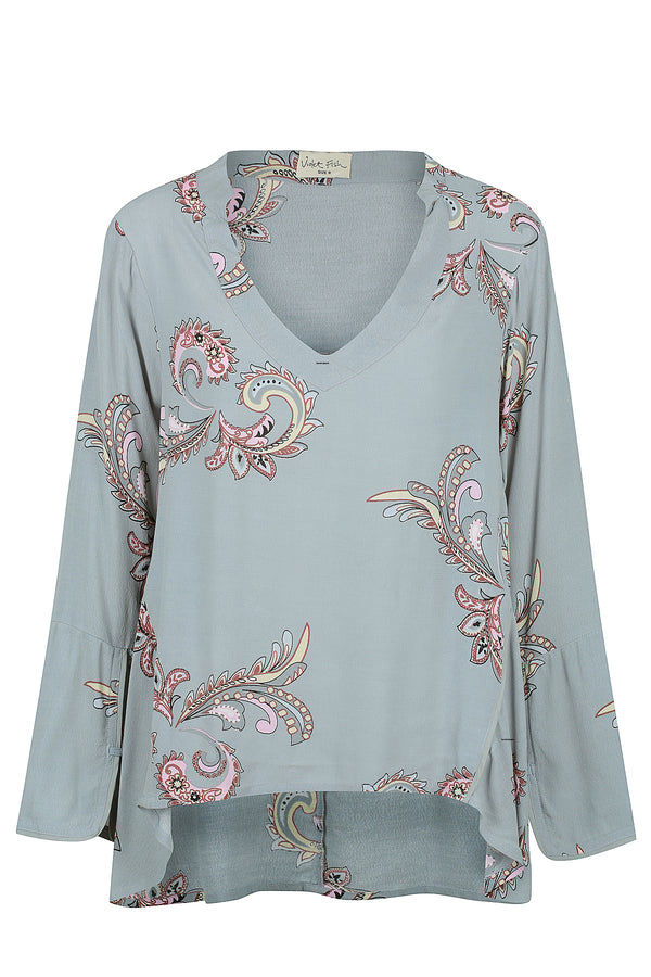 Heathcote Top - Paisley Cloud