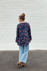 Heathcote Top - Autumn Floral