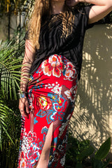 Marrakesh Skirt - Red print