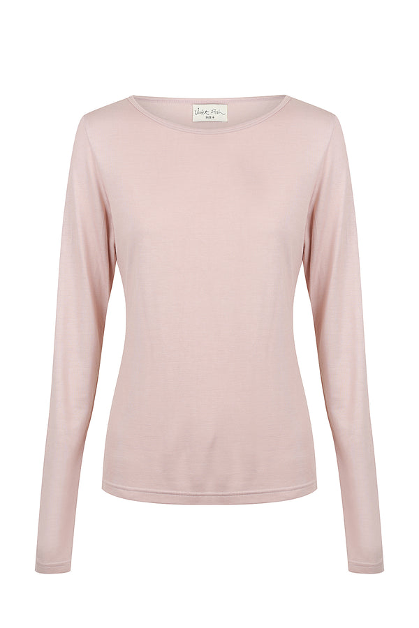 Marseille Long sleeve Tee - Sunrise Pink