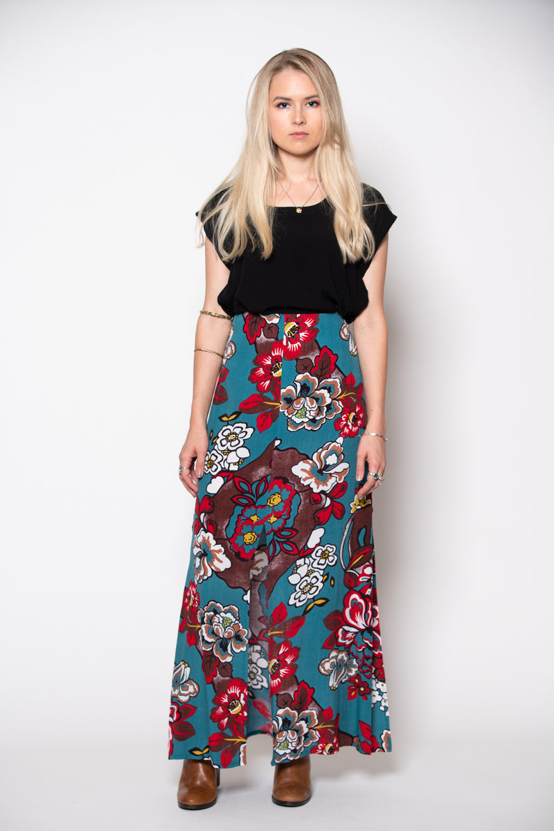 Marrakesh Skirt - Blue print