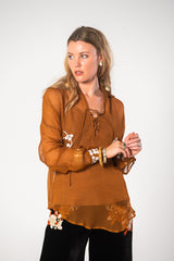 Thelma Shirt - Rust