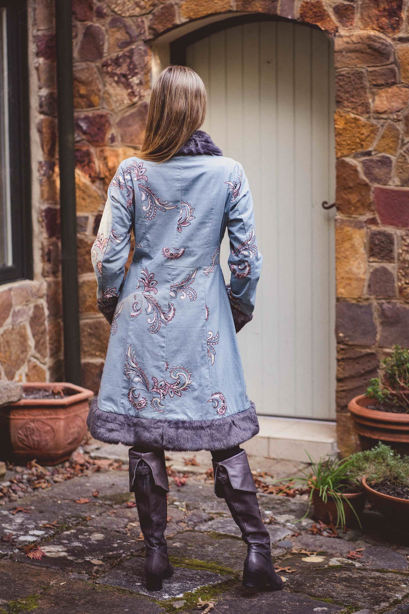 Ember Coat - Cloud Paisley