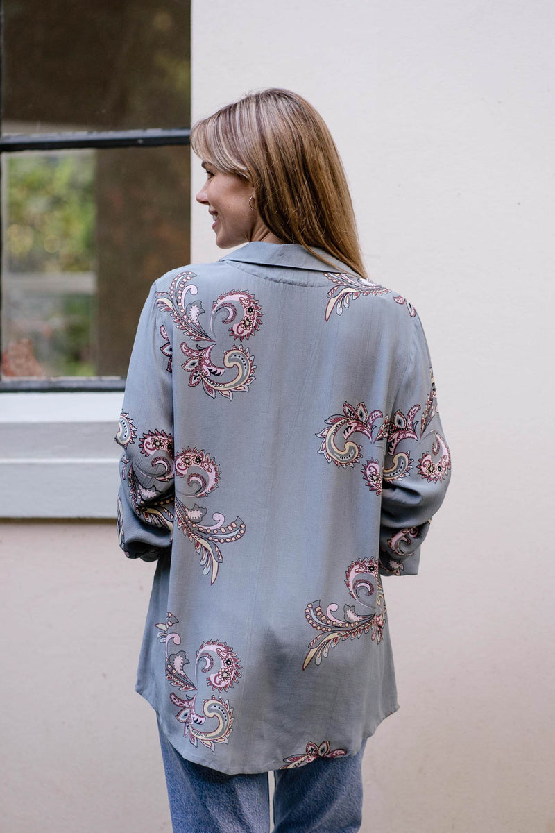 Sienna Shirt - Paisley Cloud