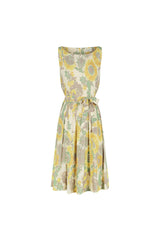 Isabella Dress - Sunflower Vintage Print