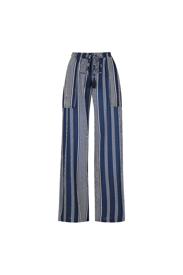 Willow Pant - Navy Stripe