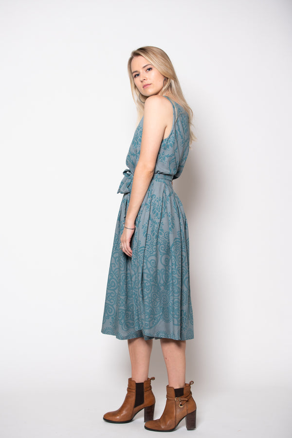 Isabella Dress - Filagree Ocean