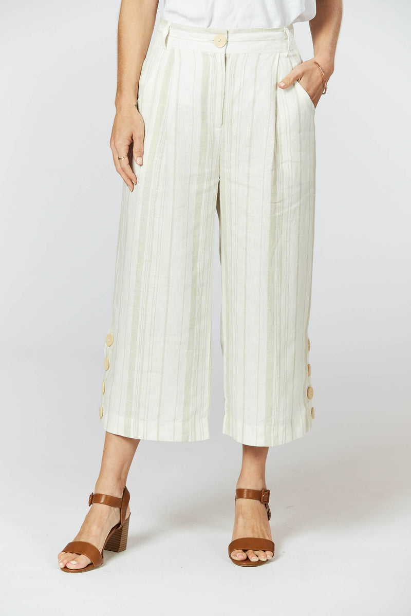 Harmony Pants - Sand Stripe