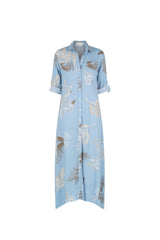 George Dress - Australis Print Dusk Blue